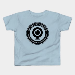 Zoom University (black) Kids T-Shirt